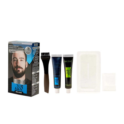 SoftSub For Men Hair Color Kit – Real Black